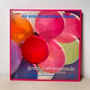 Time Life‎ Records As You Remember Them Great Instrumentals Volume 5 Vinyl LP